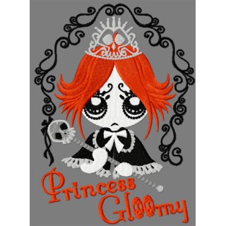 Ruby Princess Gloom embroidery design - Embroidery Design