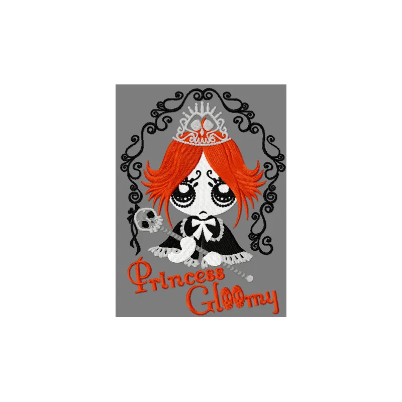 Ruby Princess Gloom embroidery design - Embroidery Design