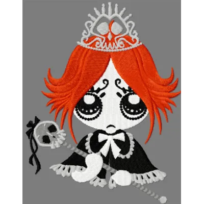 Princess Gloom embroidery design - Embroidery Design