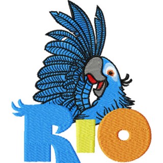 Rio Blu 2 embroidery design - Embroidery Design