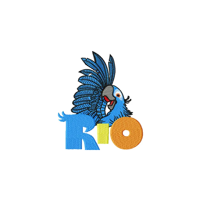 Rio Blu 2 Parrot Stitching Pattern for Bird Lovers