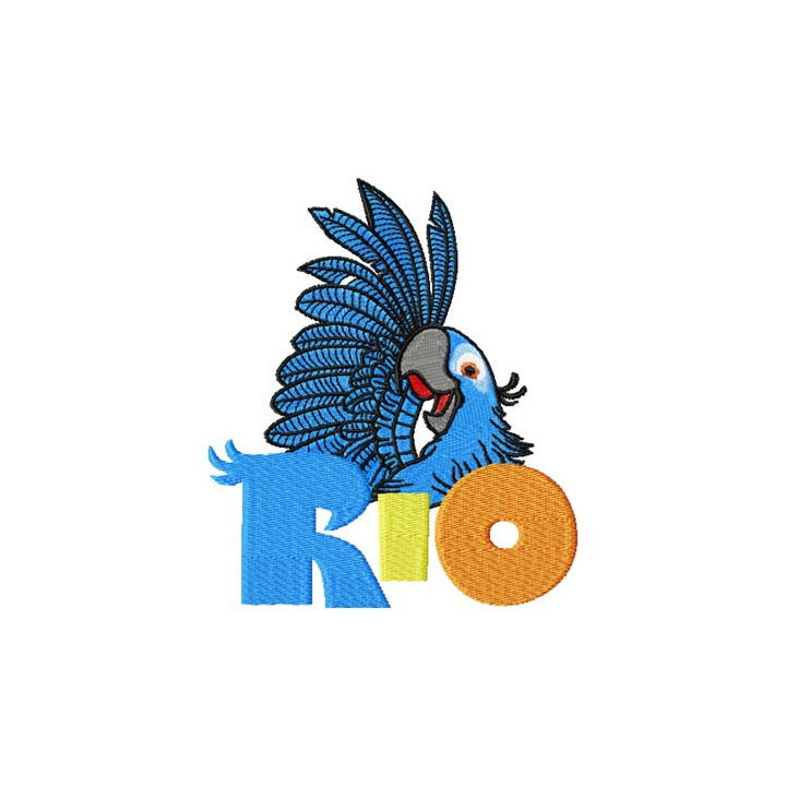 Rio Blu 2 embroidery design - Embroidery Design