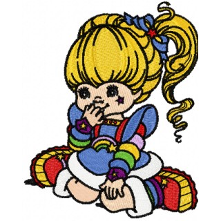 Rainbow Brite Dream embroidery design - Embroidery Design