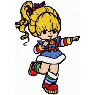 Rainbow Brite embroidery design - Embroidery Design