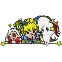 Rainbow Brite, OJ and Starlite embroidery design - Embroidery Design