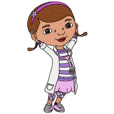 Doc McStuffins Stitching Pattern for Kids' Projects