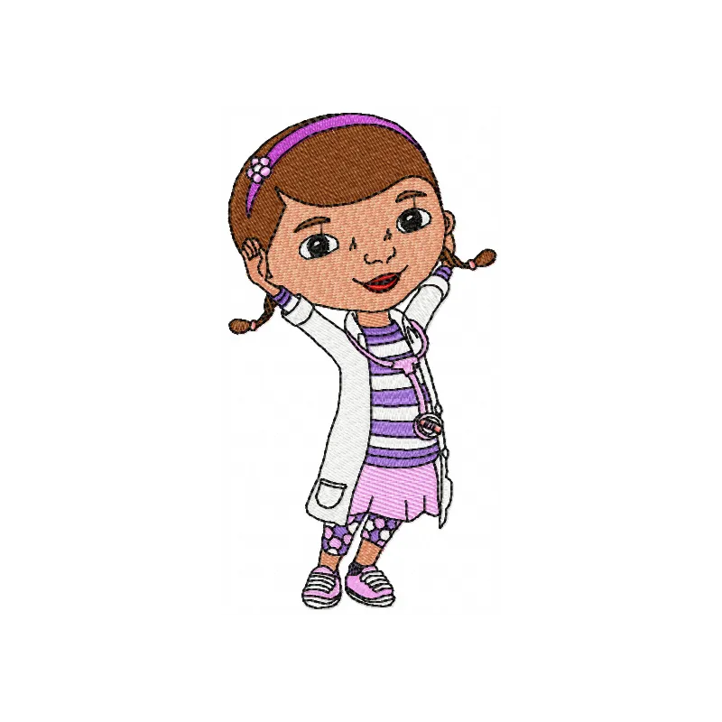 Doc McStuffins Stitching Pattern for Kids' Projects