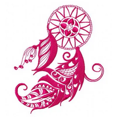 Dreamcatcher Stitching Pattern for Native American Crafts