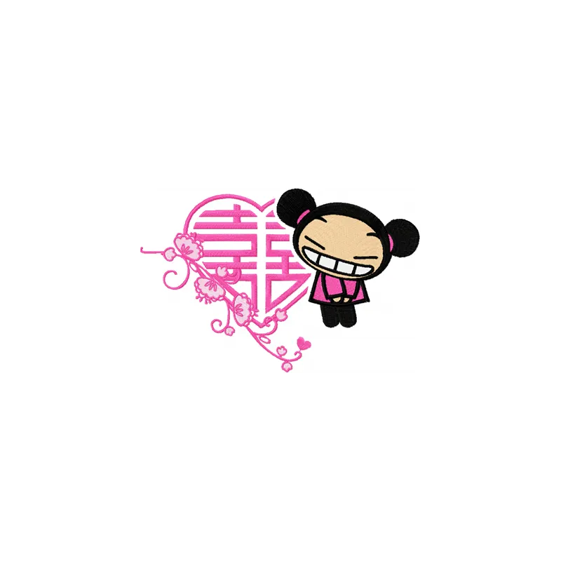 Pucca - You are Welcome embroidery design - Embroidery Design