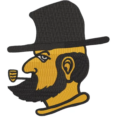 Appalachian State Mountaineers Alternate Logo 2014 embroidery design featuring the iconic Mountaineers logo.