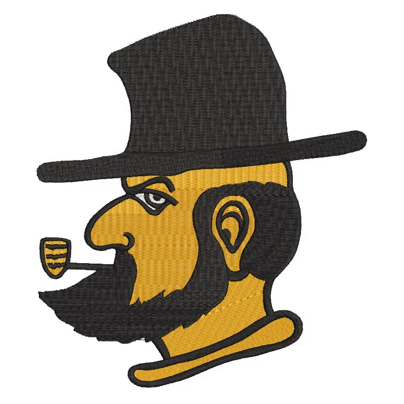 Appalachian State Mountaineers Alternate Logo 2014 embroidery design featuring the iconic Mountaineers logo.