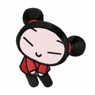 Pucca - Happy Together embroidery design - Embroidery Design