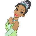Tiana  embroidery design - Embroidery Design