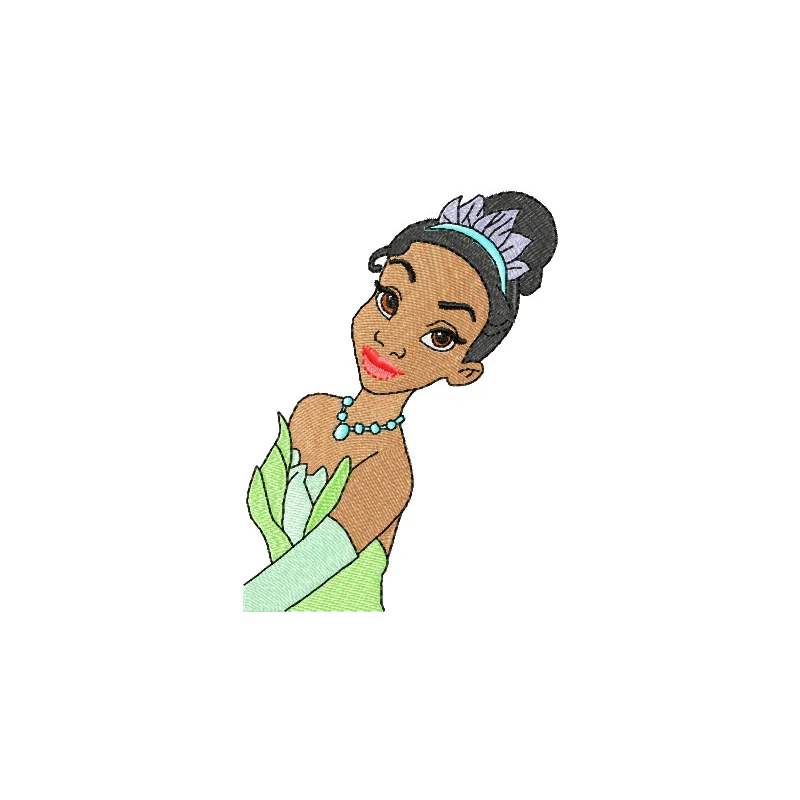 Tiana  embroidery design - Embroidery Design