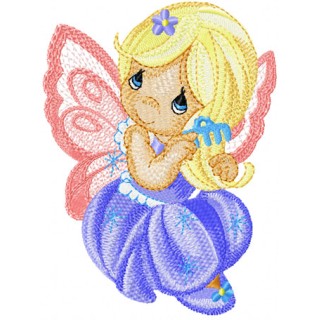 Little Fairy embroidery design - Embroidery Design