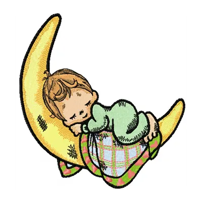 Precious Moments Sleeping Boy Embroidery Pattern