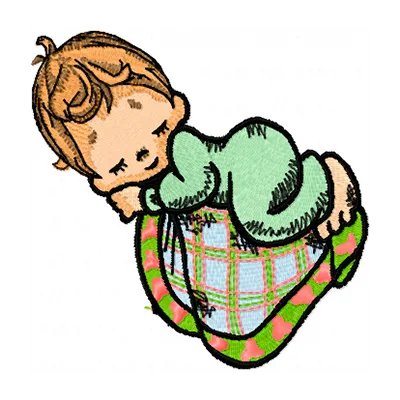 My Sweet Baby Embroidery Design - Instant Download