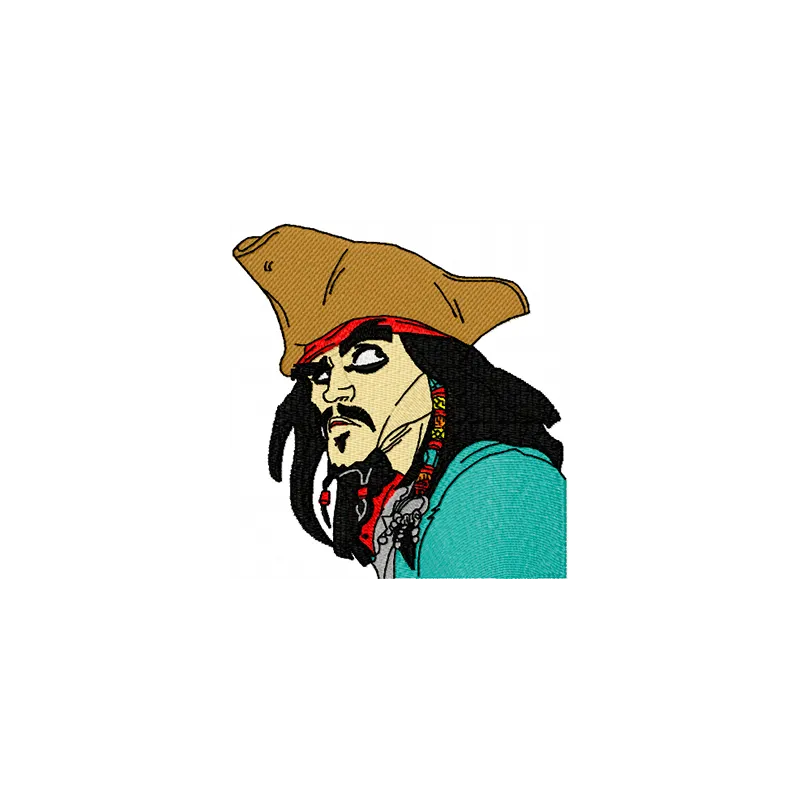 Jack Sparrow  embroidery design - Embroidery Design