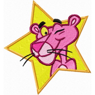 Pink Panther 3 embroidery design - Embroidery Design