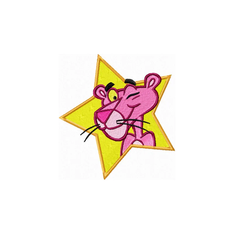 Pink Panther 3 embroidery design - Embroidery Design