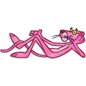 Pink Panther - Think Pink! embroidery design - Embroidery Design