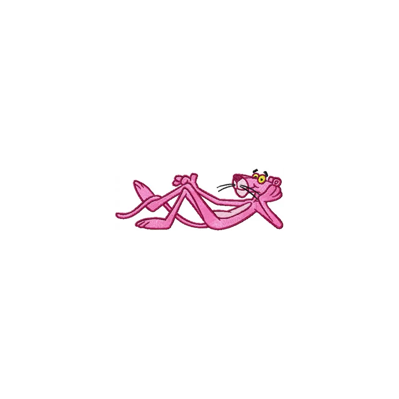 Pink Panther - Think Pink! embroidery design - Embroidery Design