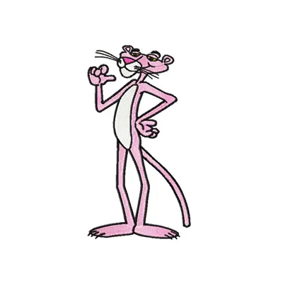 Pink Panther 1  embroidery design - Embroidery Design