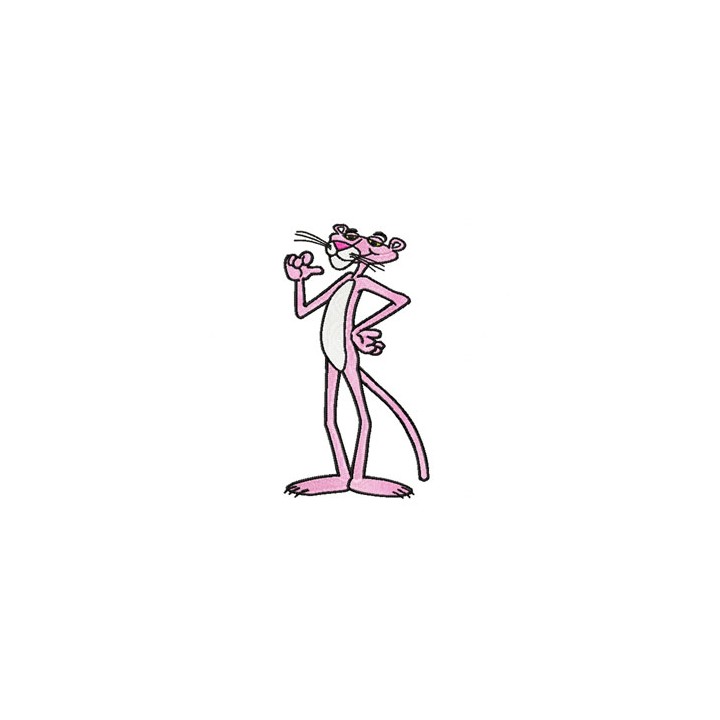 Pink Panther 1  embroidery design - Embroidery Design