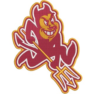 Arizona State Sun Devils original logo embroidery design - Embroidery Design