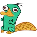 Perry the Platypus  embroidery design - Embroidery Design