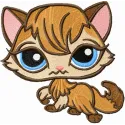 Littlest Pet Shop Kitty Stitching Pattern