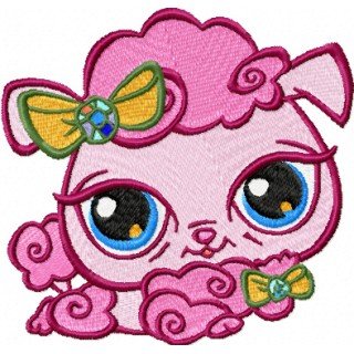 Sheep  embroidery design - Embroidery Design