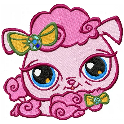 Charming Sheep Embroidery Design for Farm Lovers