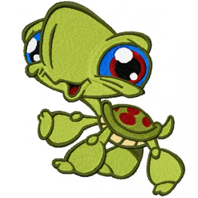 Turtle embroidery design - Embroidery Design