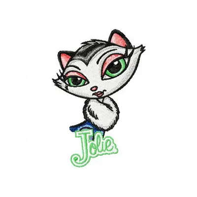 Jolie Cat Stitching Pattern for Crafters