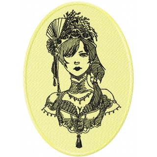 Old Vintage Story embroidery design - Embroidery Design