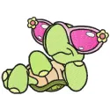 Cool Turtle embroidery design - Embroidery Design