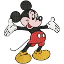 Mickey's Warm Welcome Stitching Pattern