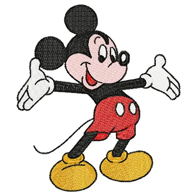 Mickey's Warm Welcome Stitching Pattern