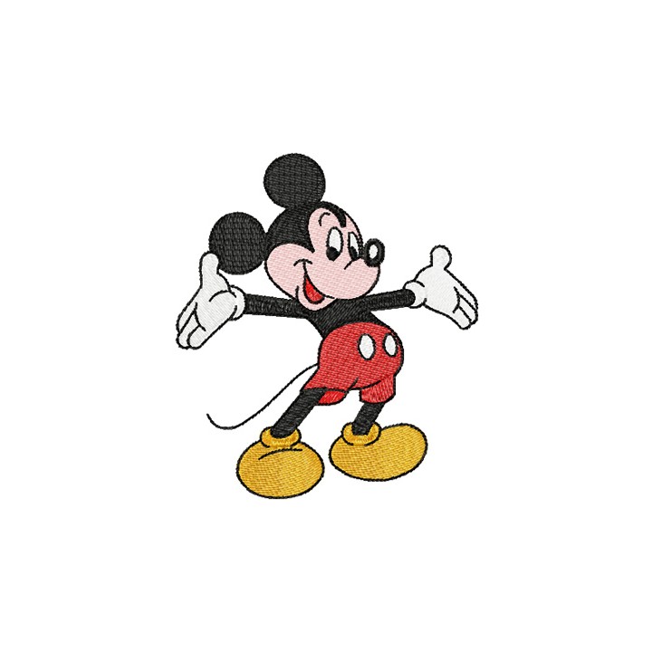 Mickey Mouse Welcome embroidery design - Embroidery Design