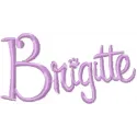 Brigitte Name Stitching Pattern for Entertainment Fans