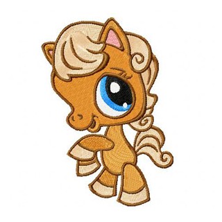 Pony  embroidery design - Embroidery Design