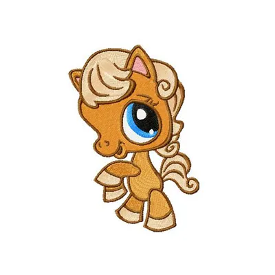 Pony Embroidery Design - Sweet Equine Stitching Pattern