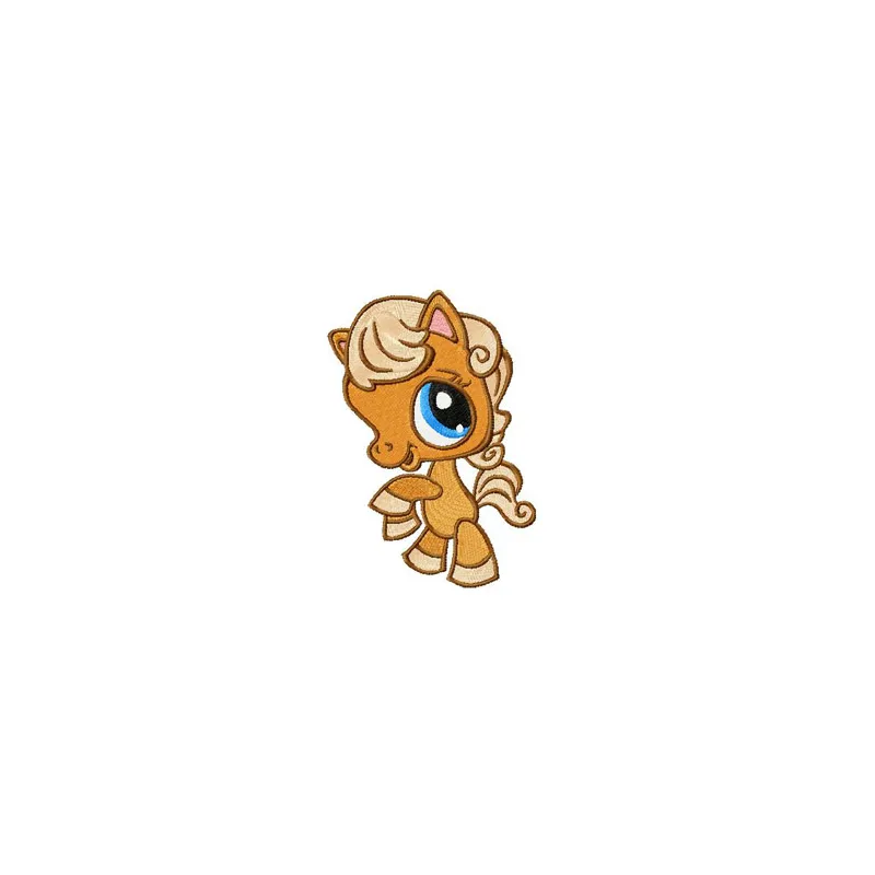 Pony Embroidery Design - Sweet Equine Stitching Pattern