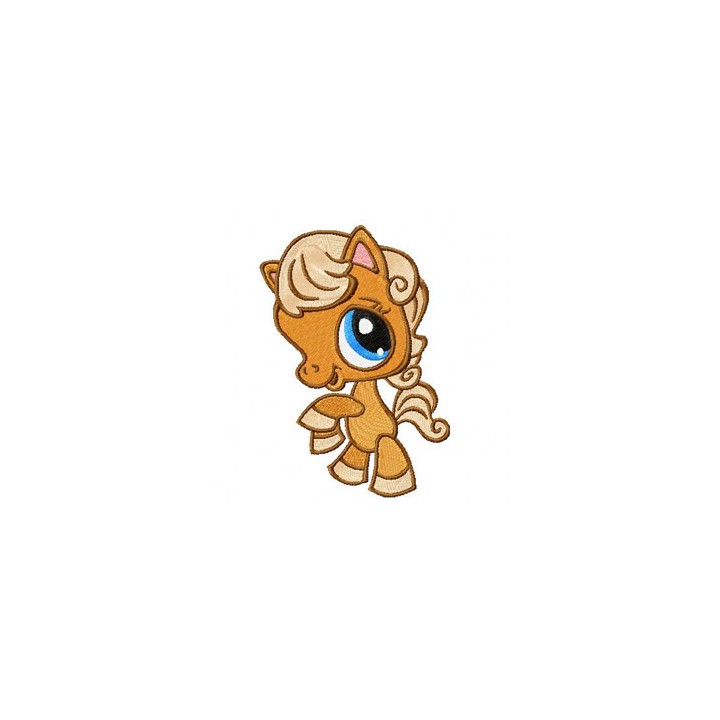 Pony  embroidery design - Embroidery Design
