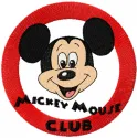 Mickey Mouse Club Logo Stitching Pattern for Fans
