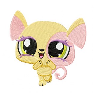 Littlest Pet Shop 1 embroidery design - Embroidery Design