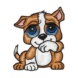 Dog embroidery design - Embroidery Design