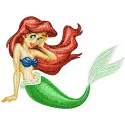 Ariel embroidery design - Embroidery Design