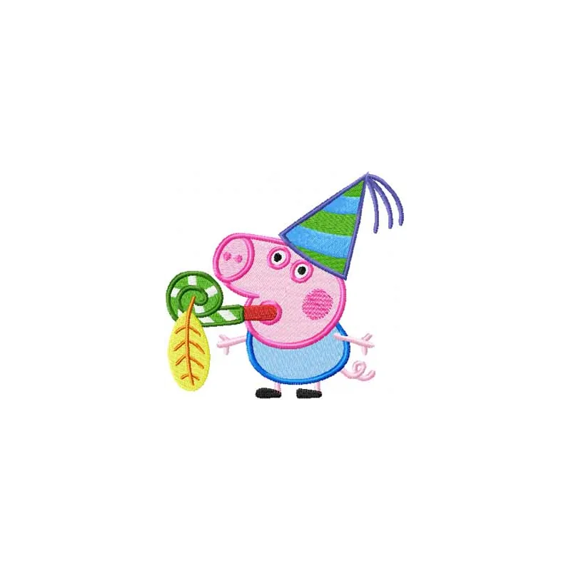 Pig Carnival Stitching Pattern for Kids' Crafts